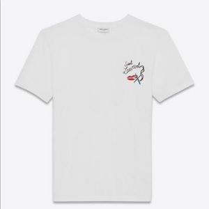 Saint Laurent logo tee